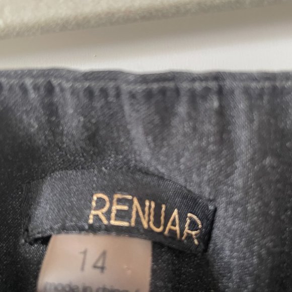 Renuar‎ Cigarette-Style Ankle Pants in Carbon, Size 14 - Picture 7 of 12